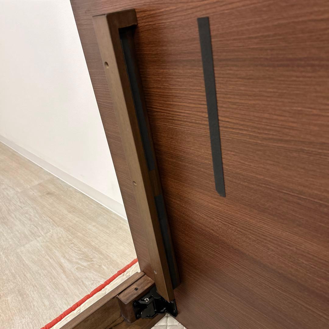 展示品★105cm折脚テーブル 補助テーブル付 105〜150cm 親子テーブル