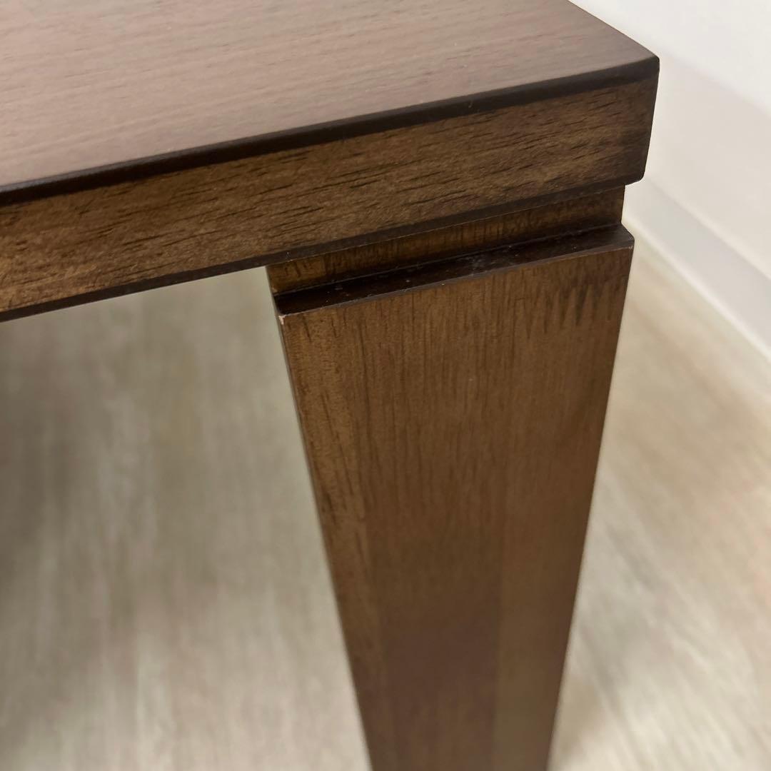 展示品★105cm折脚テーブル 補助テーブル付 105〜150cm 親子テーブル