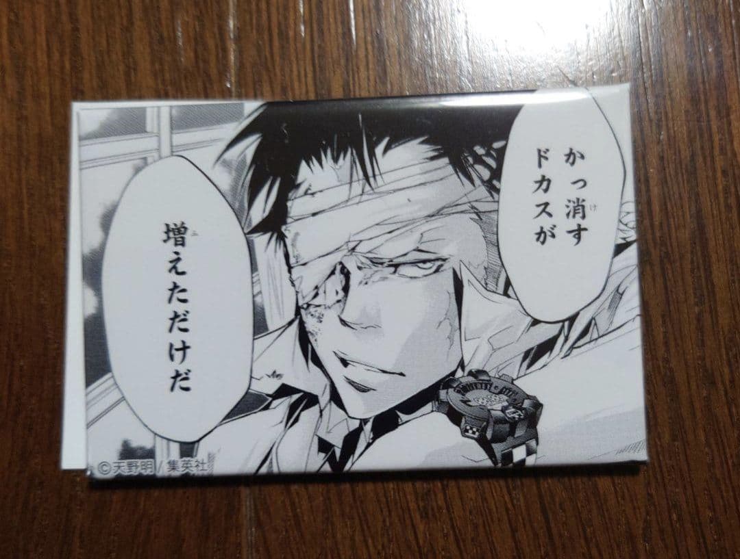 希少 家庭教師ヒットマンREBORN！天野明展 缶バッジ ザンザス