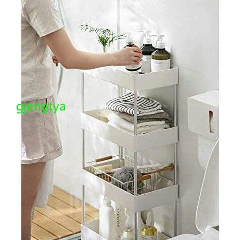 キッチンワゴン4段 キッチンラック キャスター付き 耐荷重12kg9