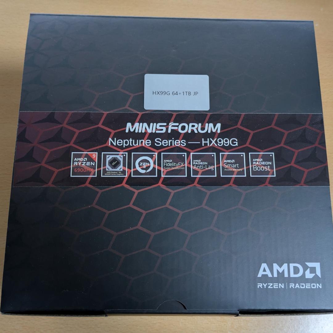 MINISFORUM HX99G 64GB 1TB【訳あり】