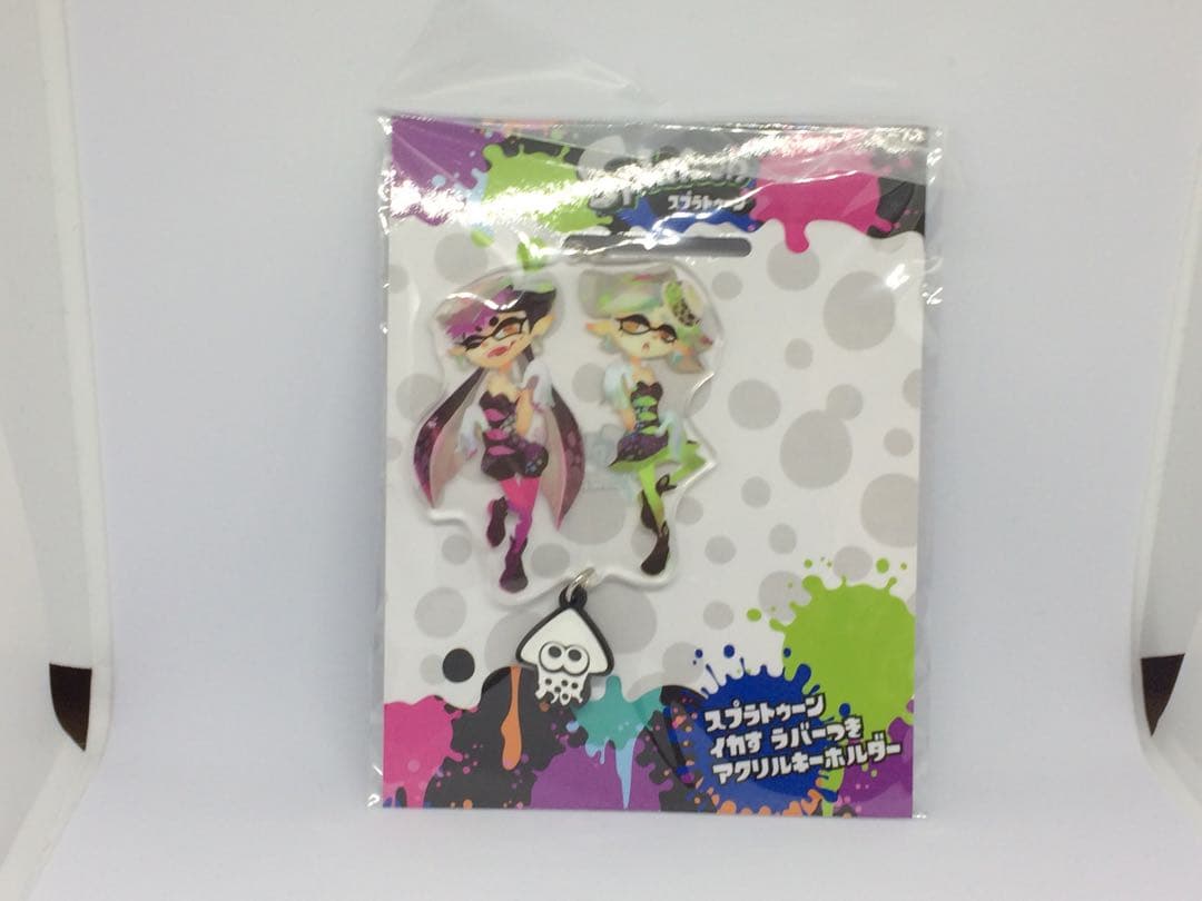 スプラトゥーン　イカすラバーつきアクリルキーホルダー　全8種セット
