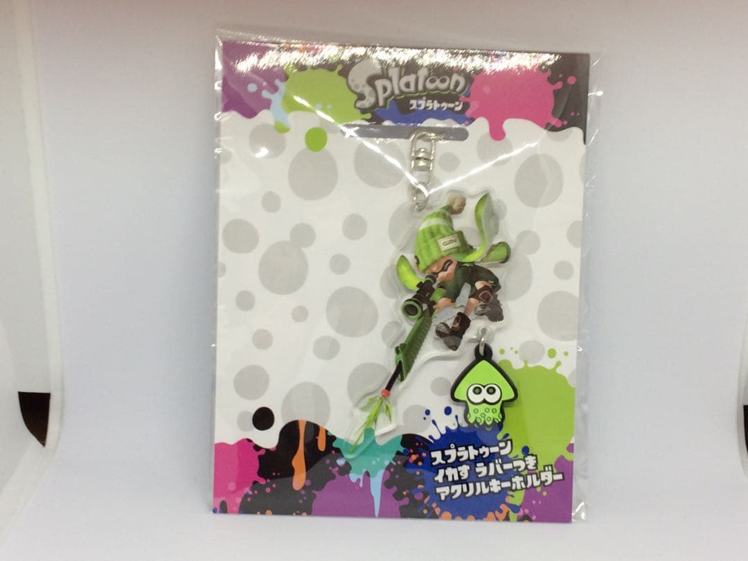 スプラトゥーン　イカすラバーつきアクリルキーホルダー　全8種セット