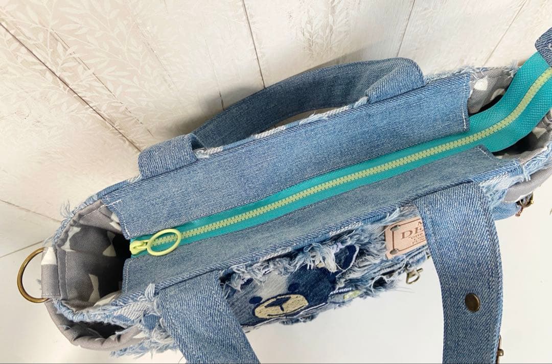 デニムリメイクバックS クマ