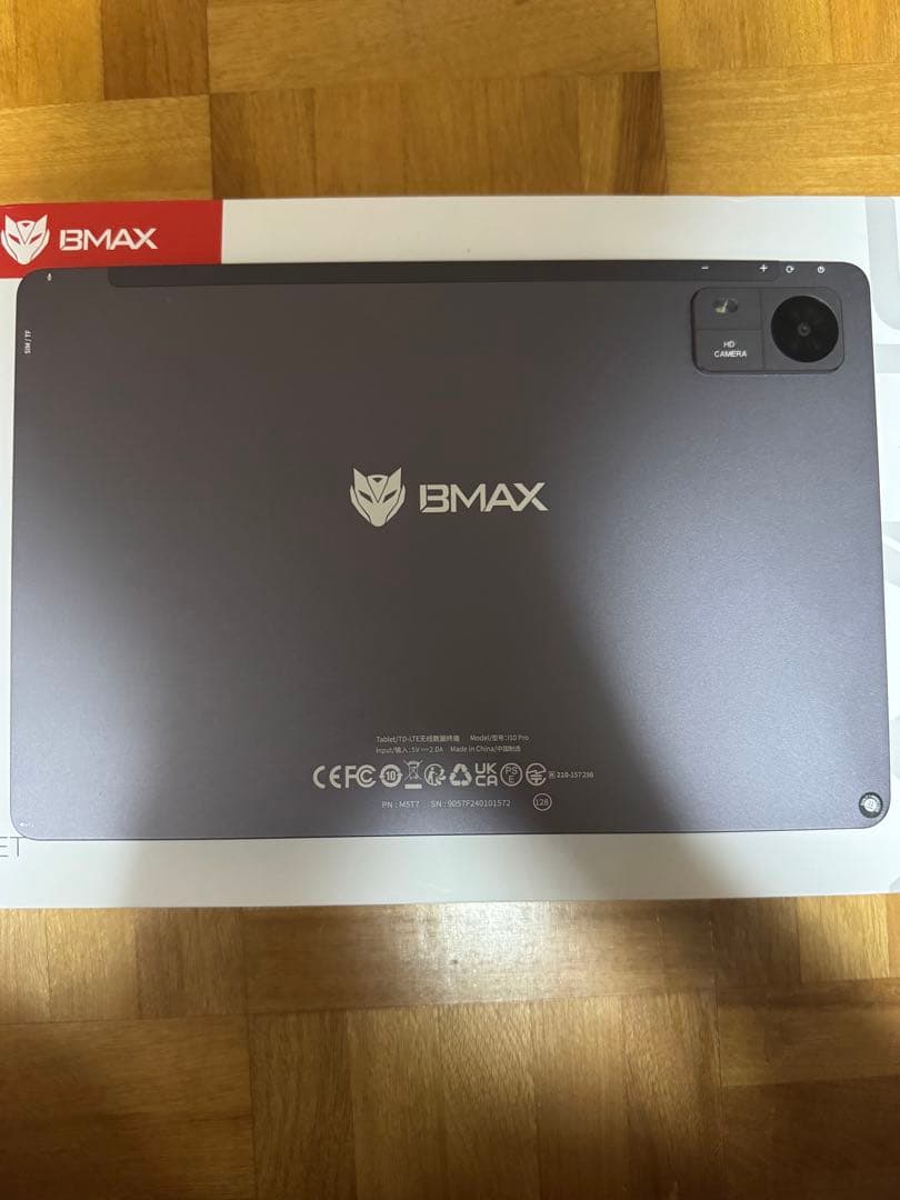 BMAX 10pro 128GB タブレット グレー カバー付き