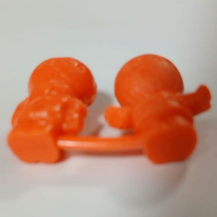 【超激レア・当時物】ガン消し プル＆プルツー（未切り）正規品 橙色