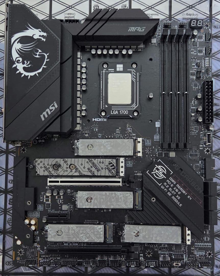 CPU Intel Core i9-13900K + MSI Z790 CARBON