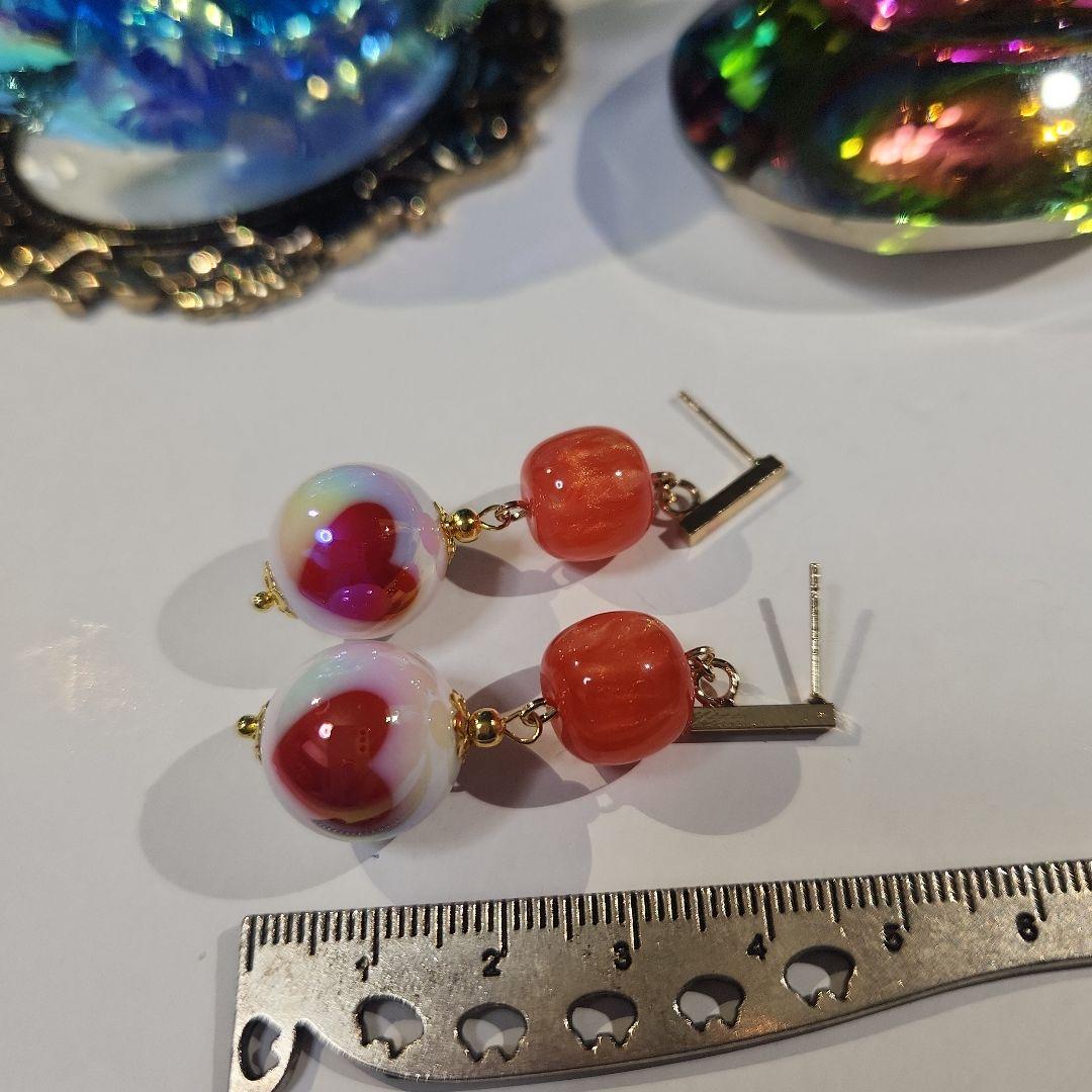 ハンドメイドピアス3288