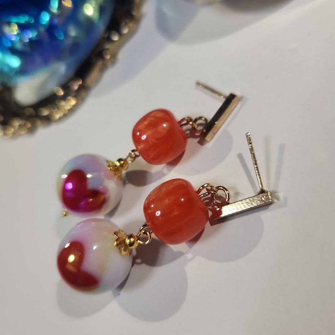 ハンドメイドピアス3288