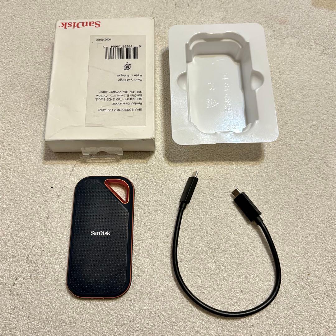 外付けハードディスク・ドライブ SanDisk Extreme Pro Portable SSD 1TB