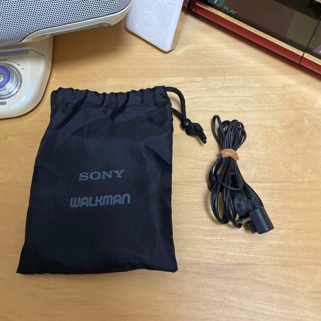 ［整備済現状品］WM-EX633 カセットウォークマン イヤホン、ケース付き