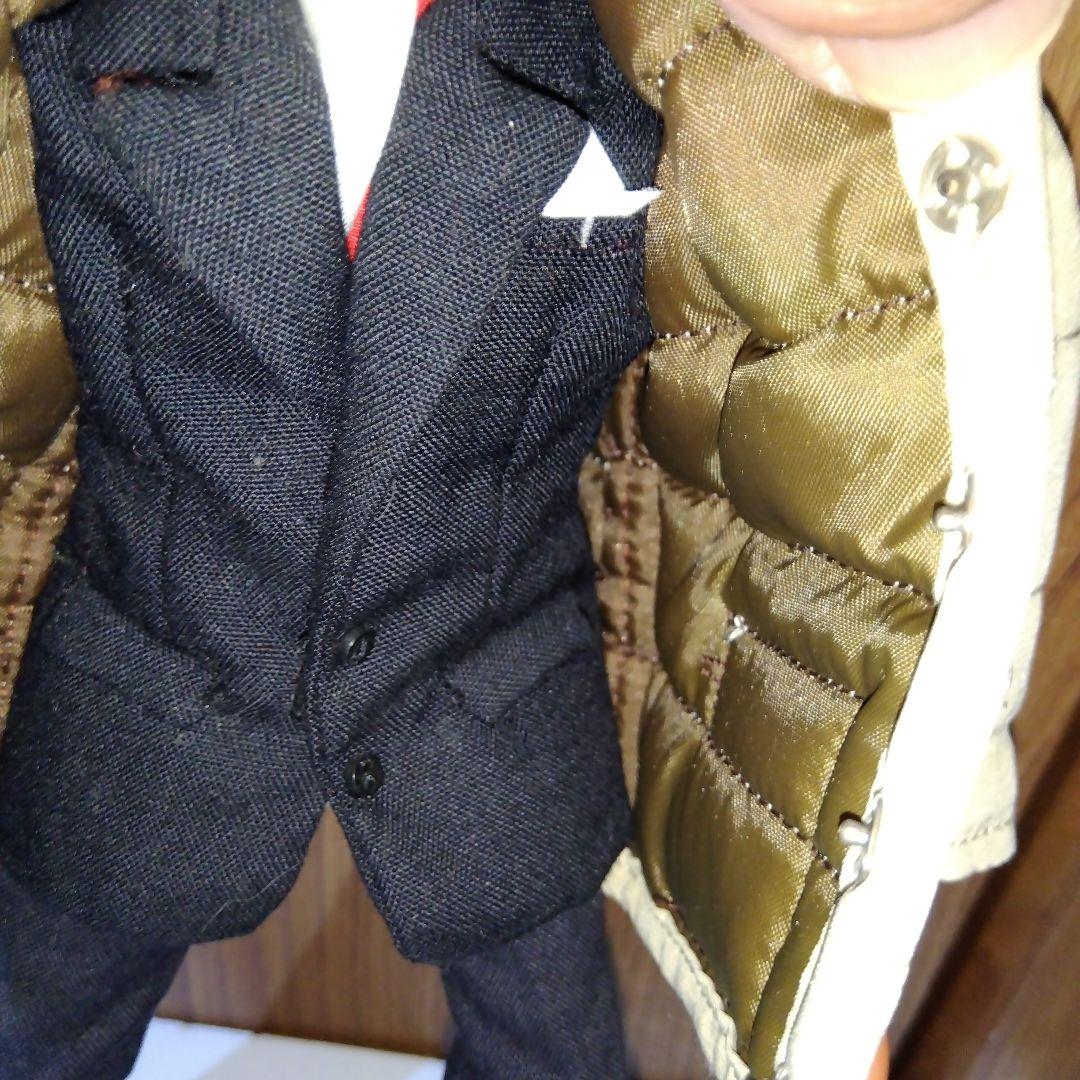 メディコムトイ　探偵物語 工藤俊作（松田優作）黒スーツ赤シャツ