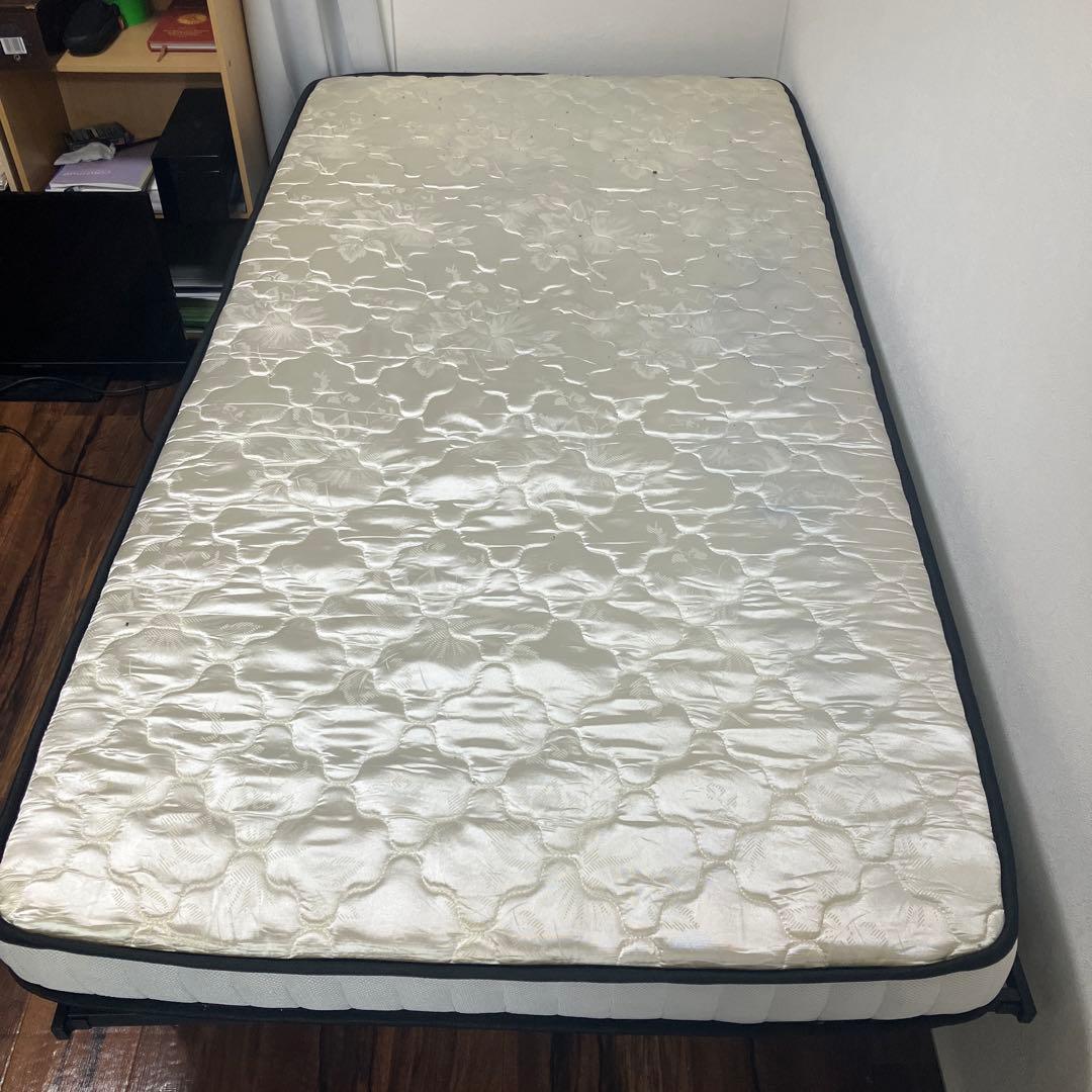 ベッドフレーム Bed frame + mattress (both) set