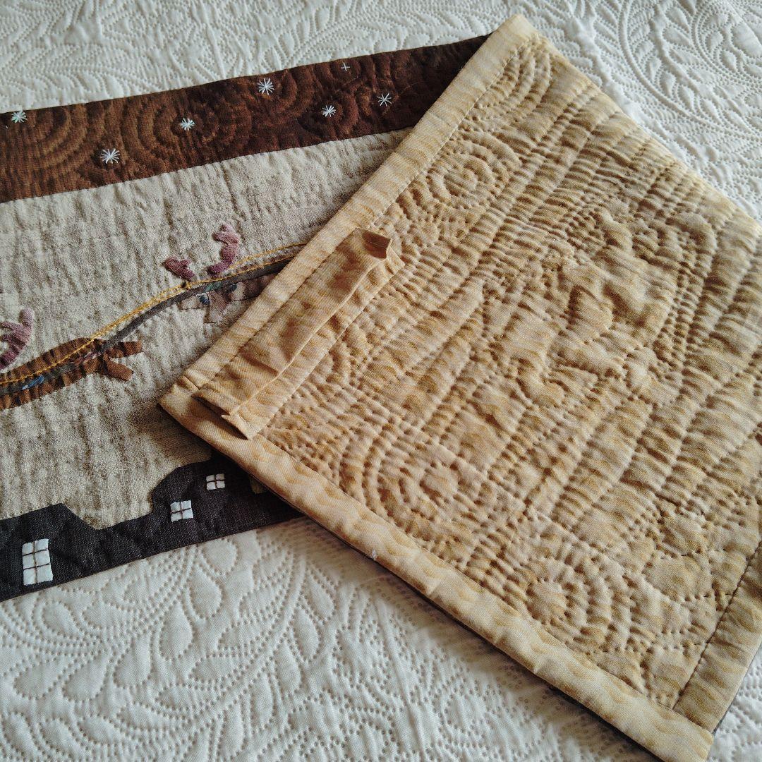 パッチワークタペストリー　【81】 ✟クリスマスキルト✟