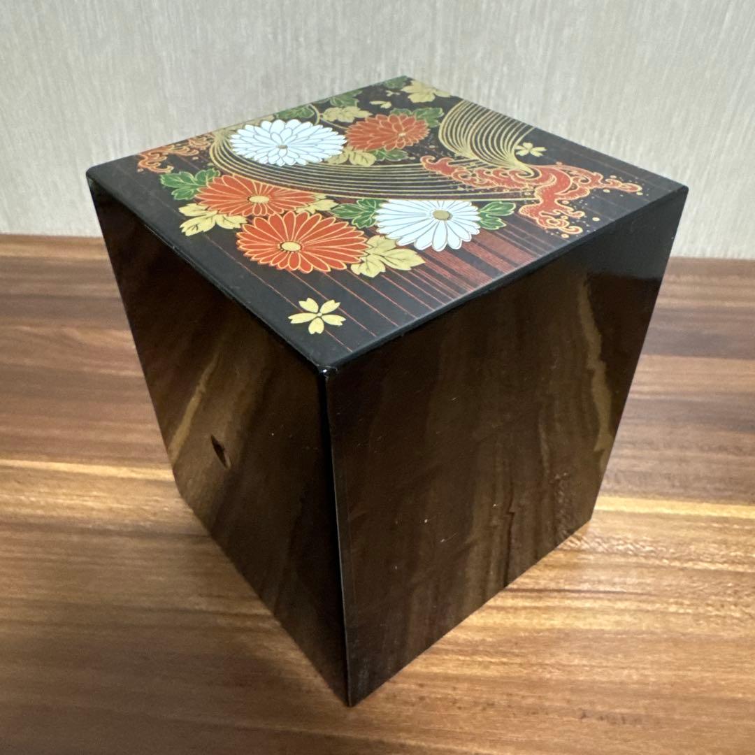 山中塗 三段収納ケース ミニチェスト ミニタンス