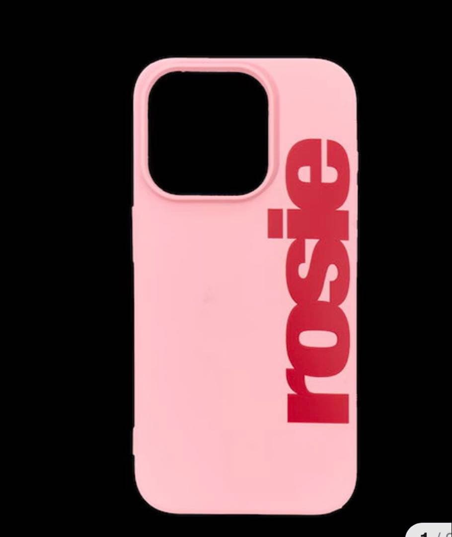 rosie ピンク ソフトケース(BLACKPINK rose)15promax