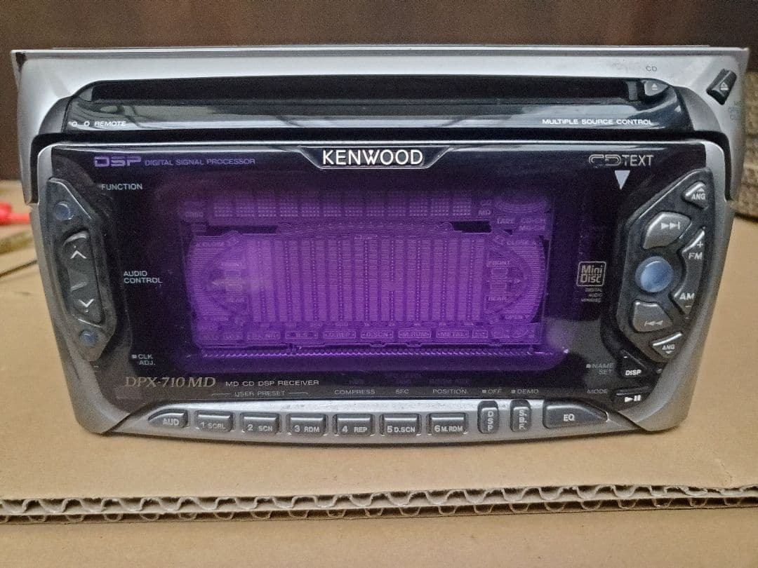 送料込み　KENWOOD　DPX-710MD オーディオ　2DIN ケンウッド