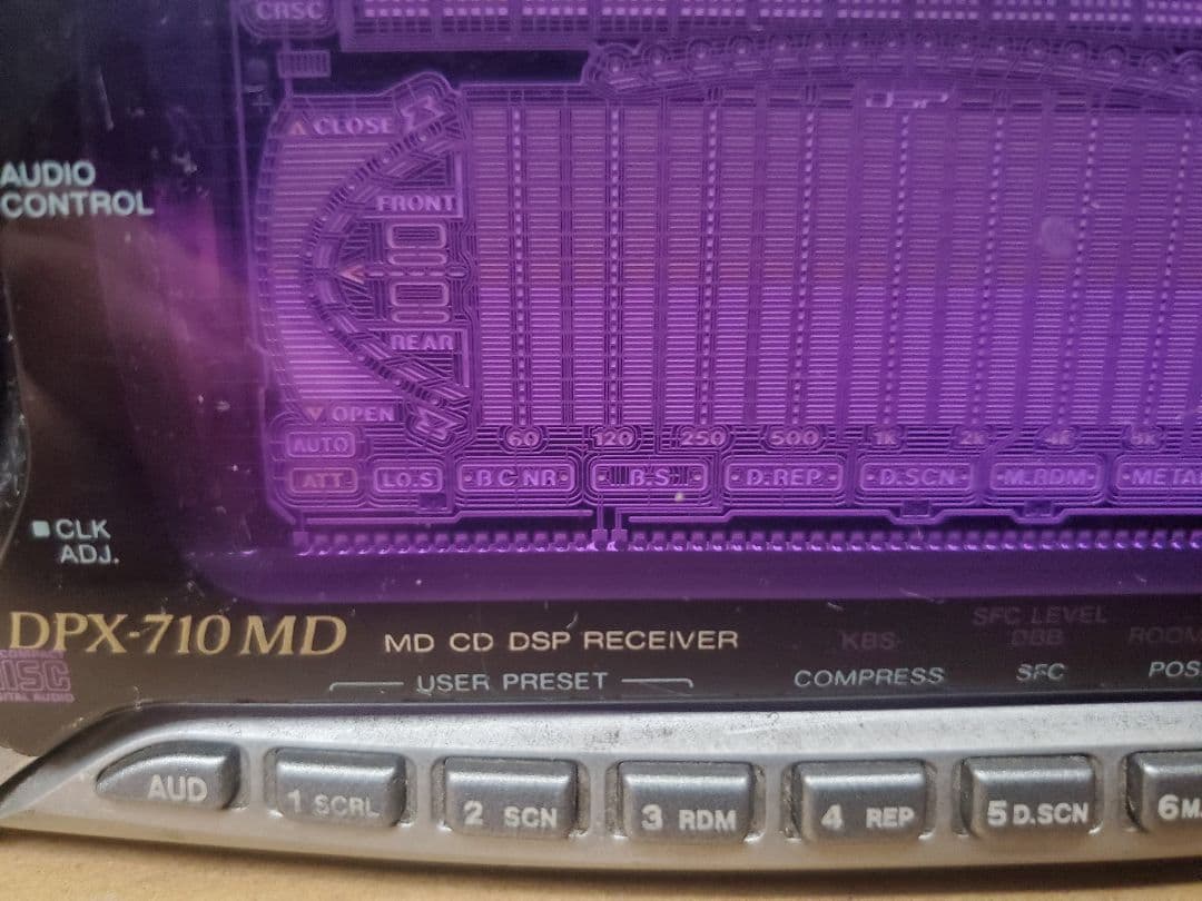 送料込み　KENWOOD　DPX-710MD オーディオ　2DIN ケンウッド