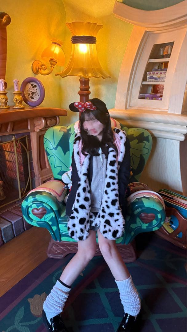 マフラーキャップ ファーキャップ 101匹わんちゃん ディズニー JK