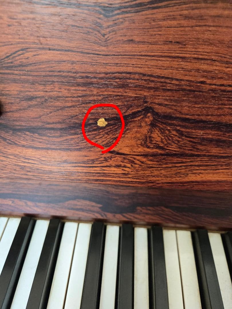 希少 YAMAHA 電気機能付きアップライトピアノE-501 1977年製椅子付