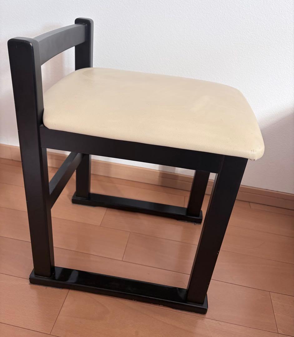 ダークブラウン ドレッサー・鏡台 引き出し付き 板文家具 ドレッサー