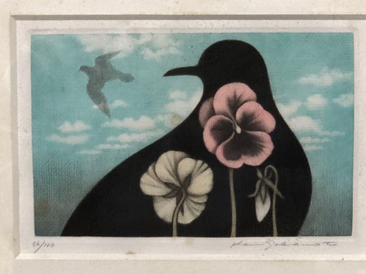 坂本好一　銅版画（メゾチント）