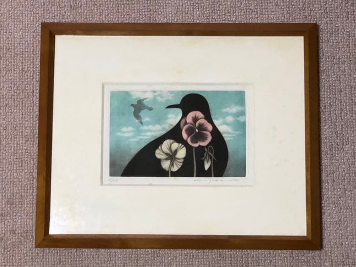 坂本好一　銅版画（メゾチント）