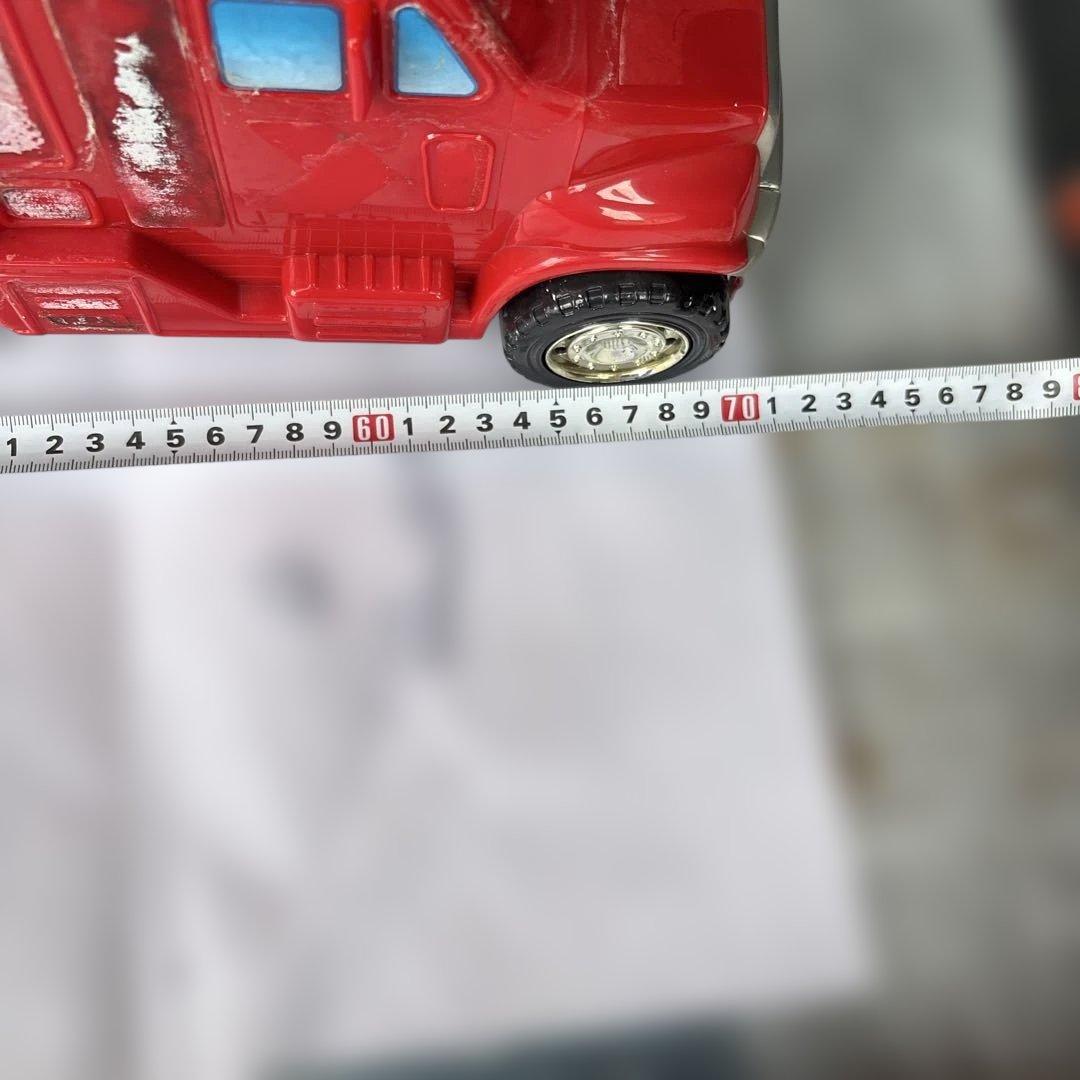 GOODYEAR 赤 トレーラー ミニカー