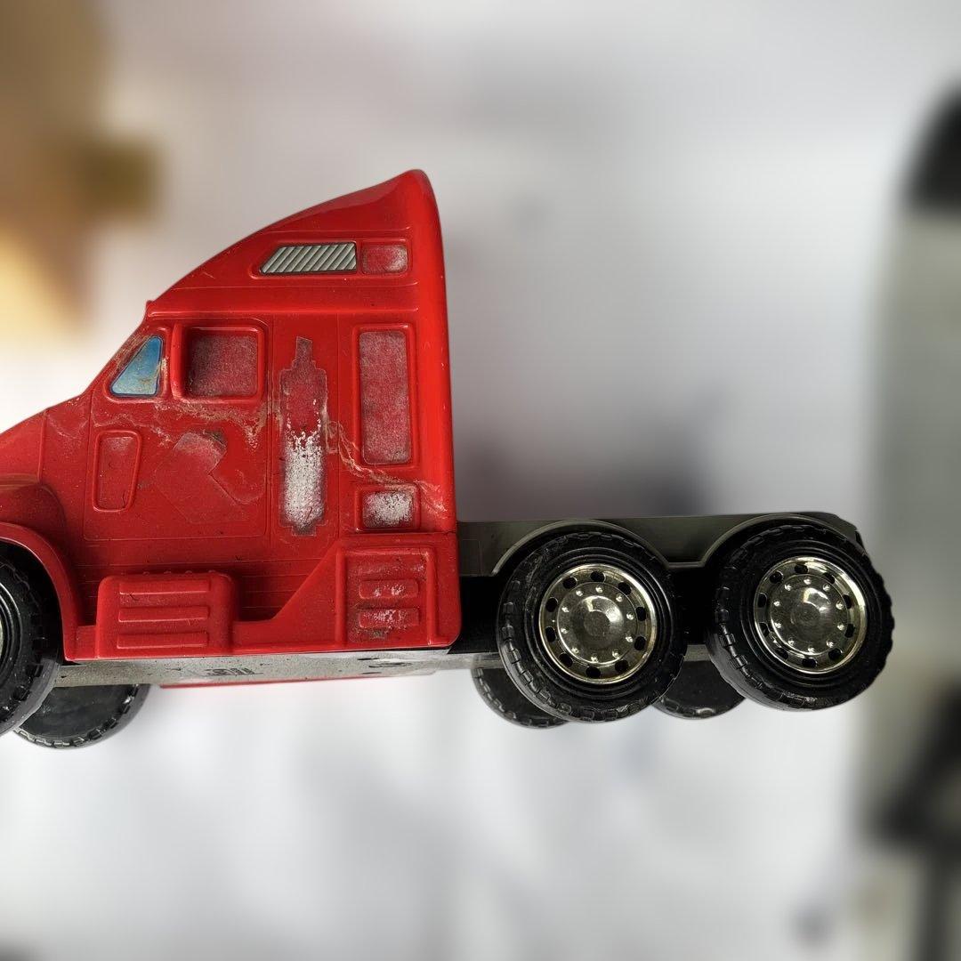 GOODYEAR 赤 トレーラー ミニカー