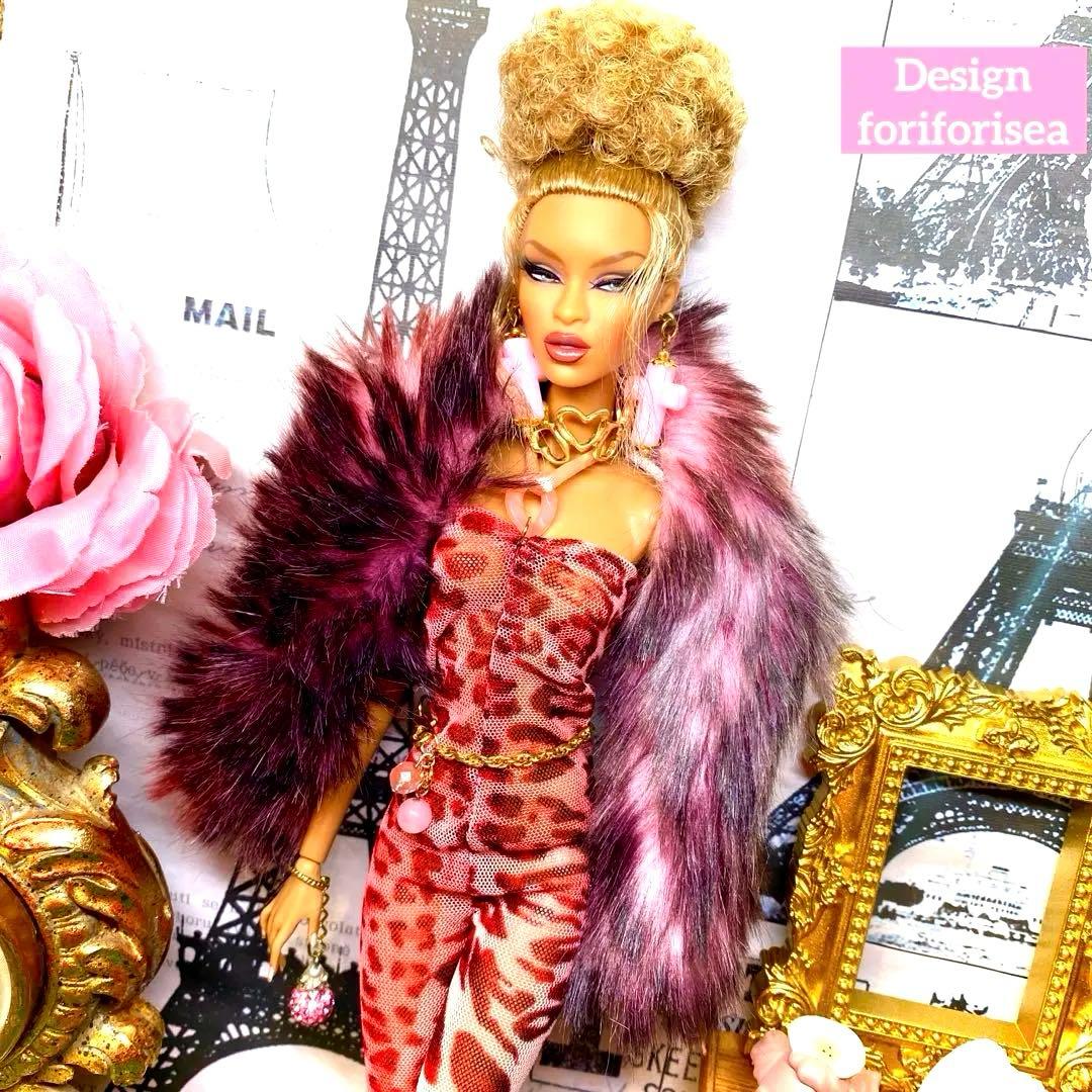 leopard✖︎zebra pink Safari Style♡アクセ♡