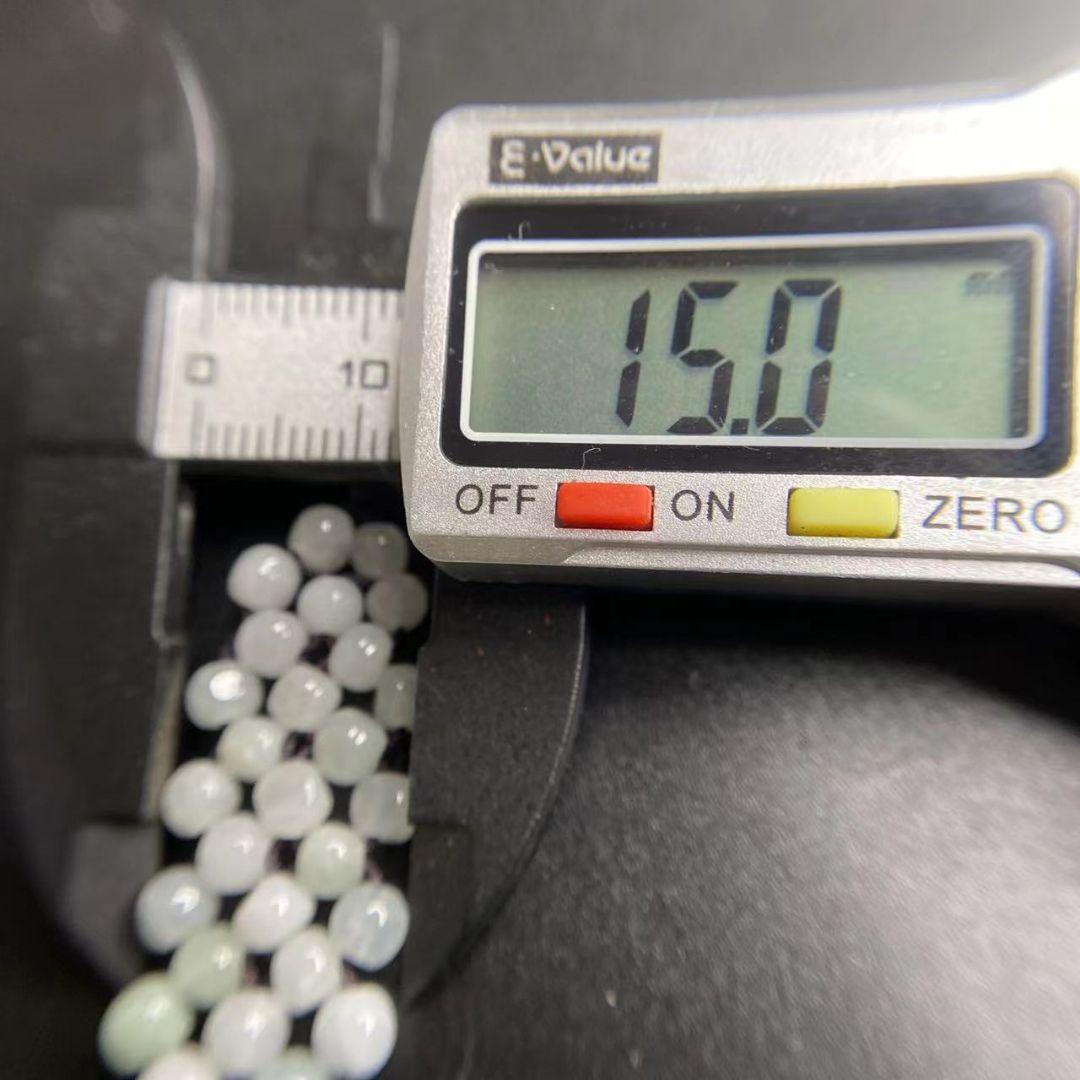 限定 正規品 レア物 超綺麗 特大花開富貴 A 貨氷種翡翠ブレスレット両面編み