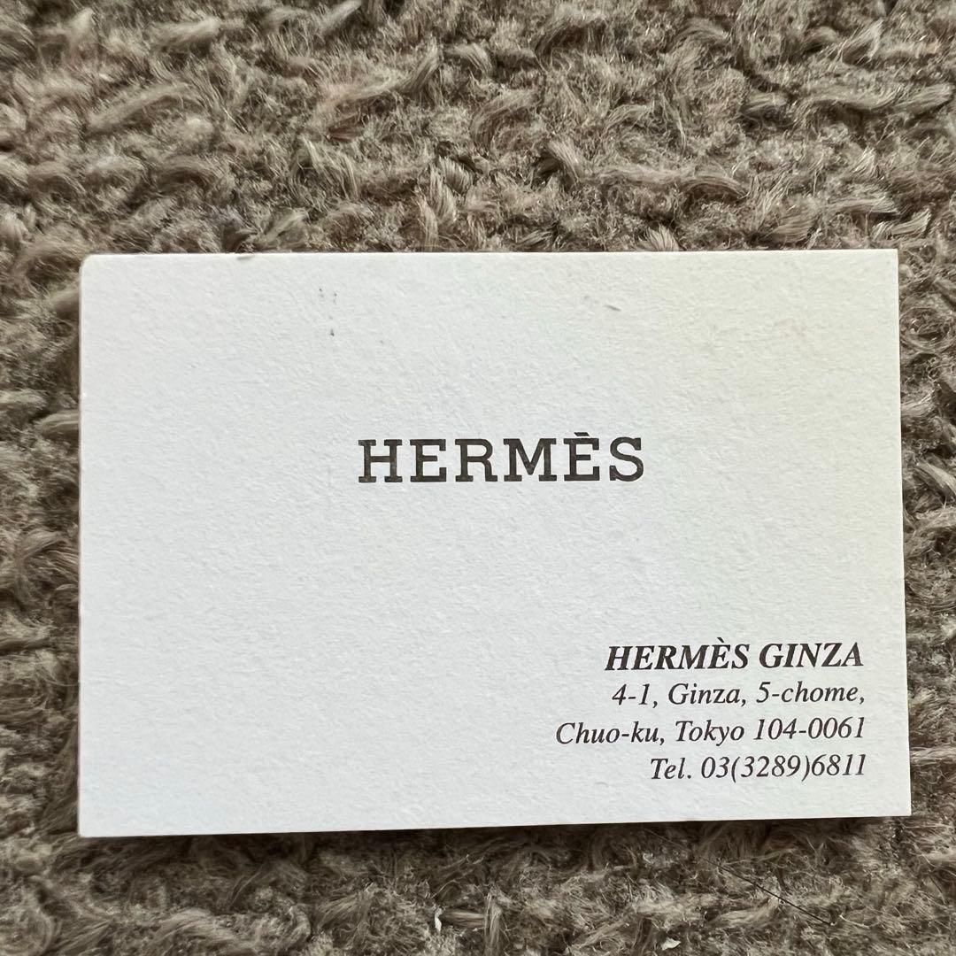 HERMES バスティア　ダークブラウン 小銭入れ