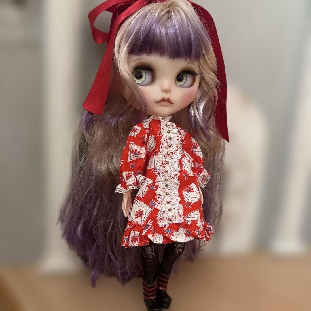 カスタムアイシードール 染色パープル　本体のみ