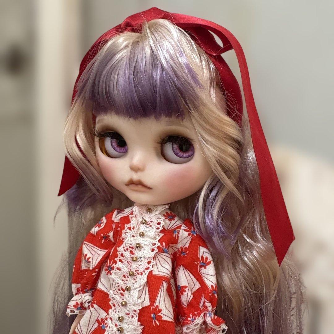 カスタムアイシードール 染色パープル　本体のみ