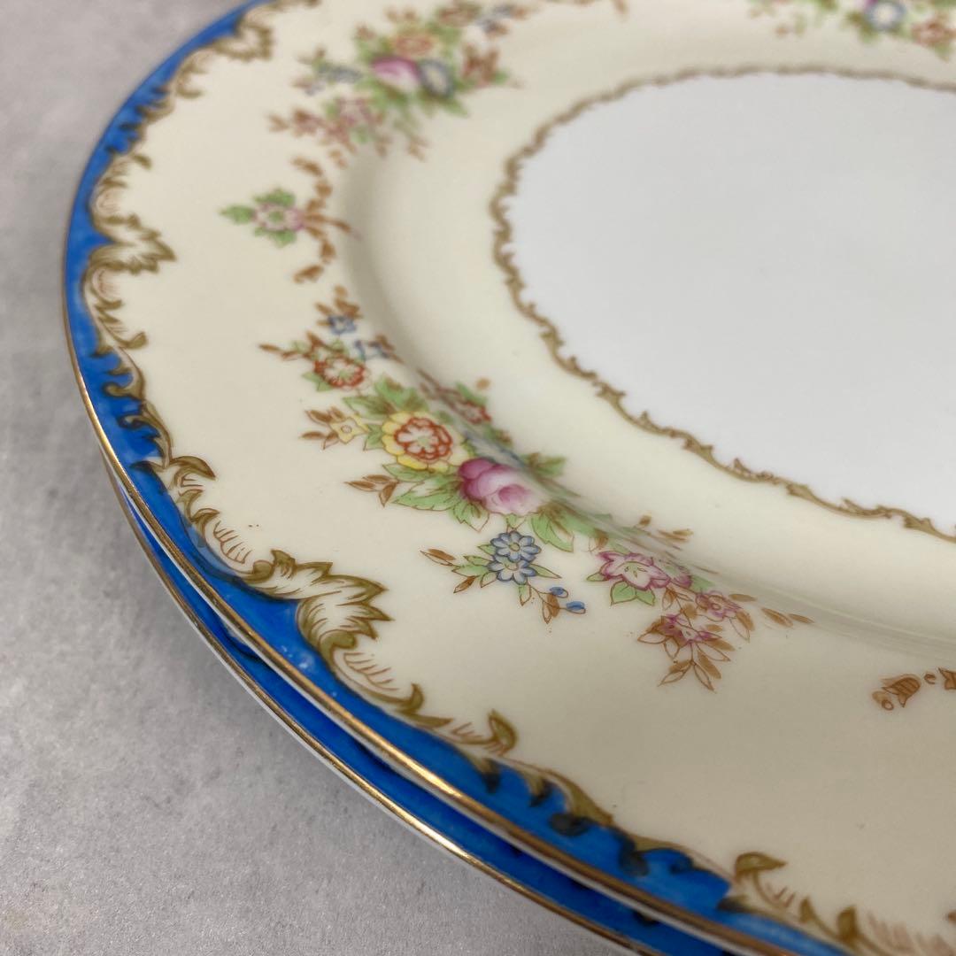 ノリタケ　オキュパイドジャパンと思われるプレートセット　1947年〜1952年頃