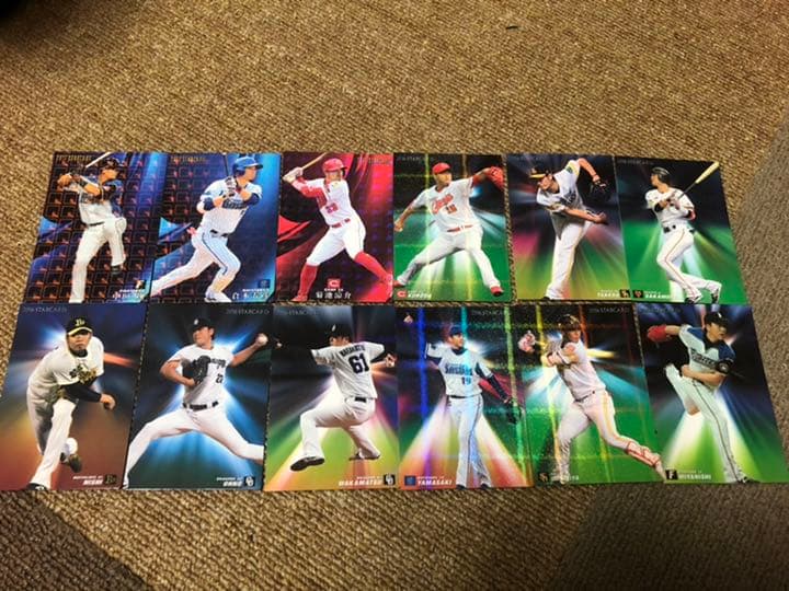 プロ野球チップスカード　大谷翔平　侍ジャパン　2016、2017スターカード