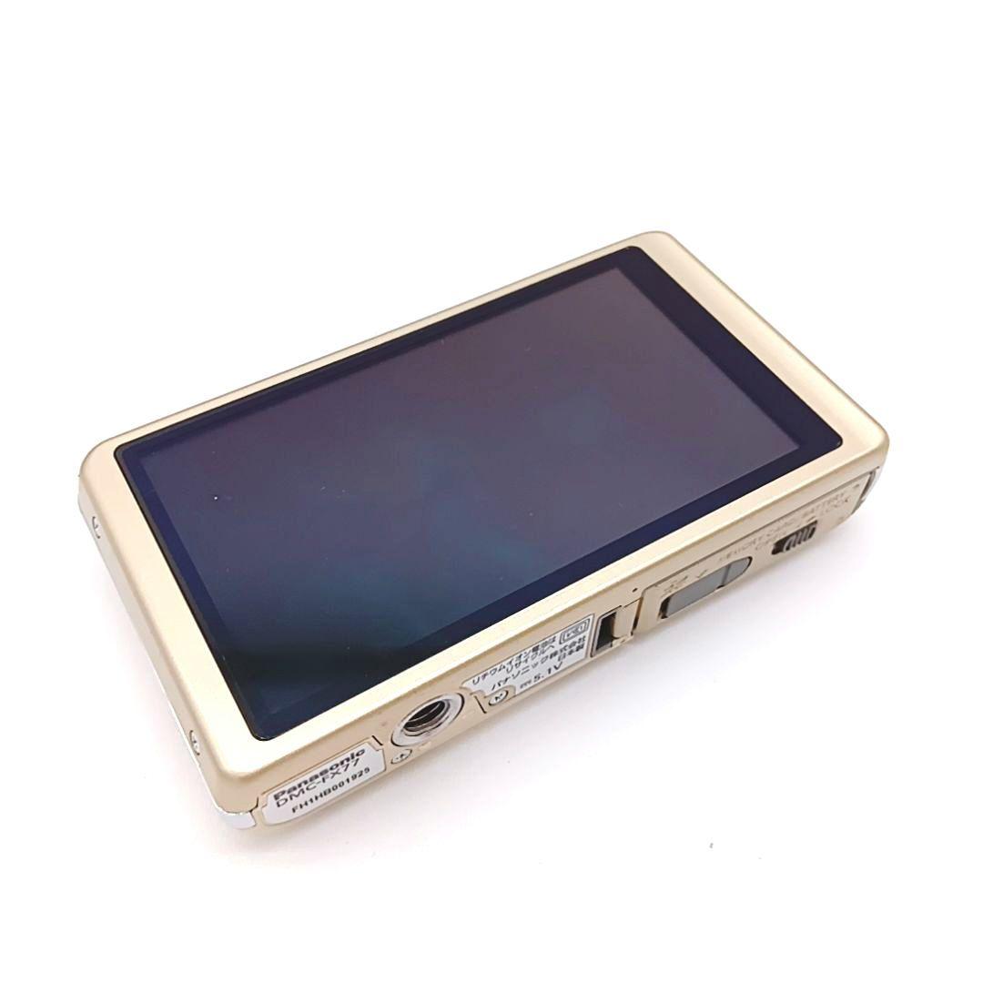 【美品】Panasonic LUMIX DMC-FX77 ゴールド コンデジ