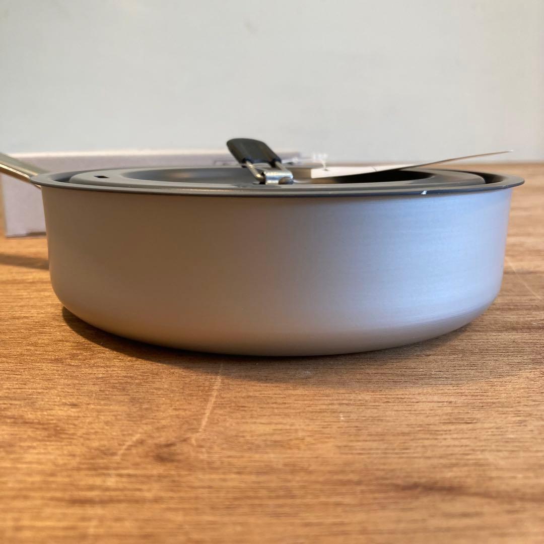 [新品&フタ付き] エバニュー　HD.ALU Pan 14アルミパンEBY632