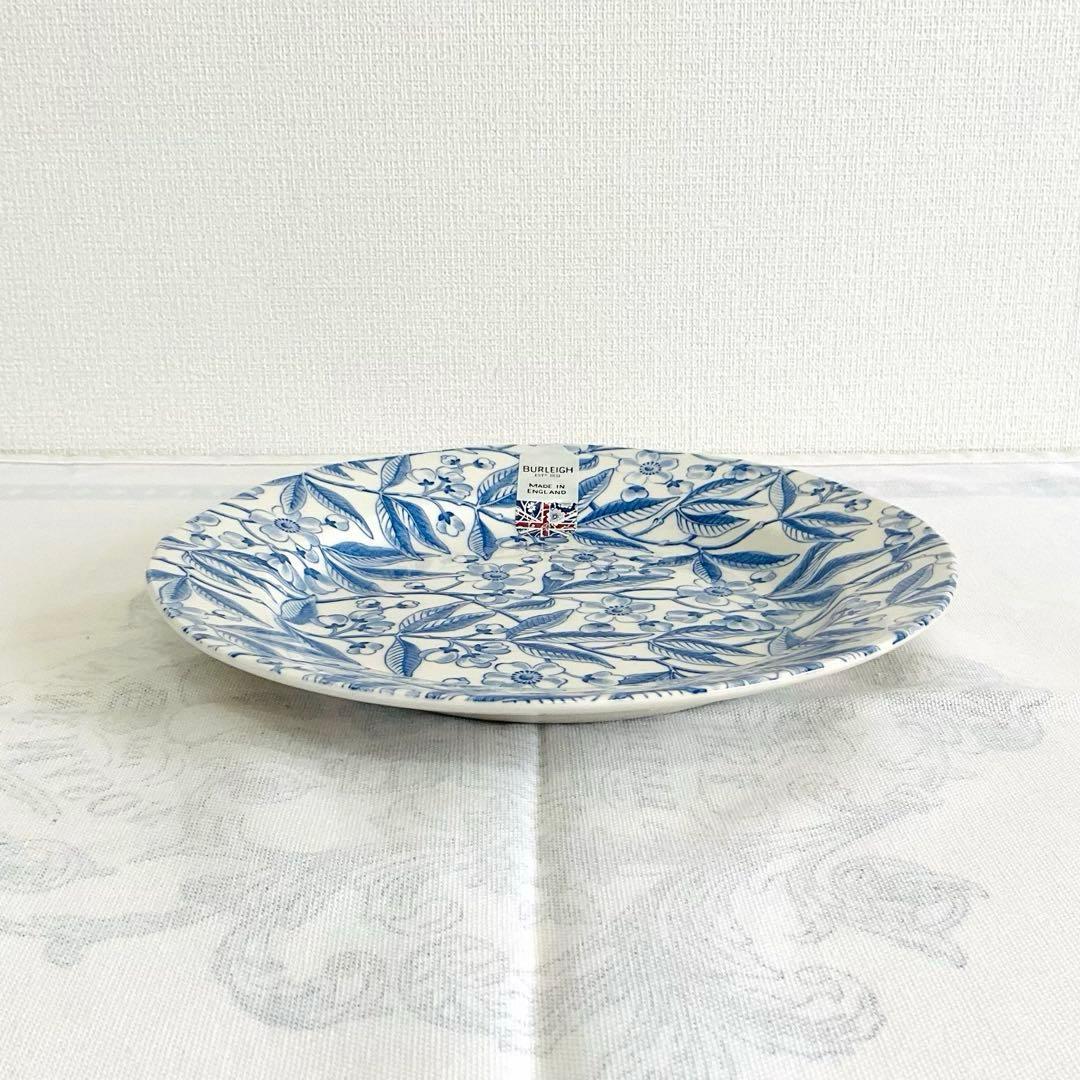 ☆Burleigh バーレイ☆新品「ブルー・プルナス 」プレートM②