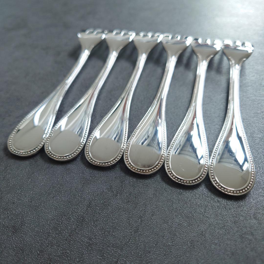 美品 クリストフル パール ケーキフォーク 6点