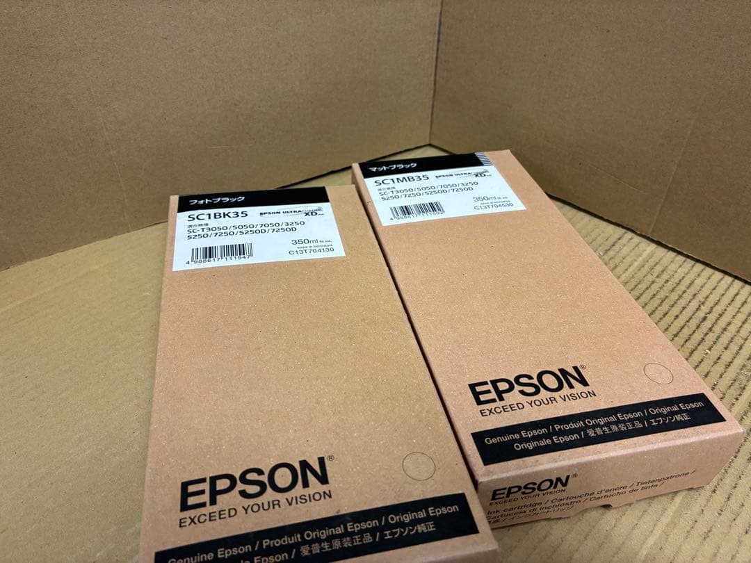 値下★訳有EPSON SC1BK35/SC1C35/SC1M35/SC1Y35