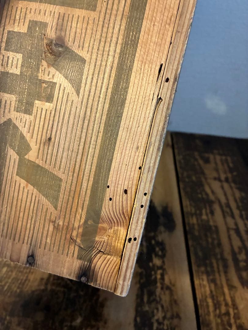 レトロ　アサヒビール　木箱　収納　アンティーク　古道具