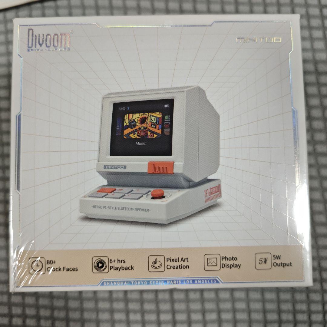 Divoom MiniToo レトロピクセルBluetoothスピーカー