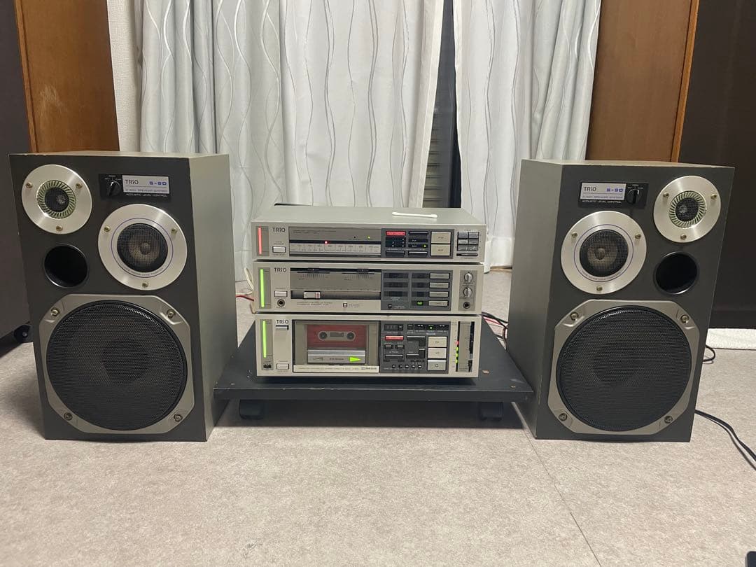 TRIO A-9D, X-9RD ,T9D, S-9Dコンポ シルバー/グレー