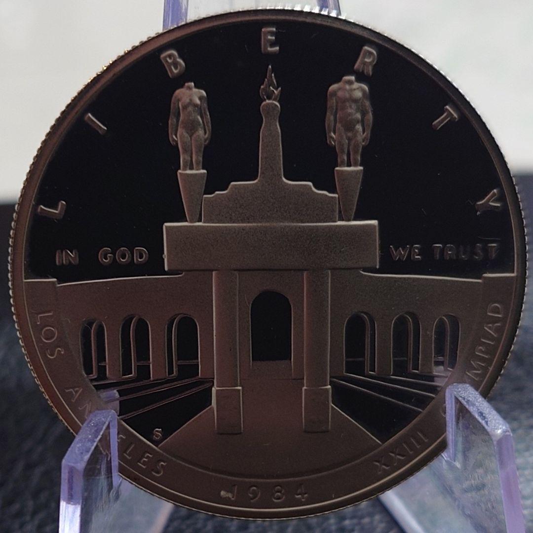1984年 アメリカ銀貨 ロサンゼルスオリンピック記念銀貨 silver900