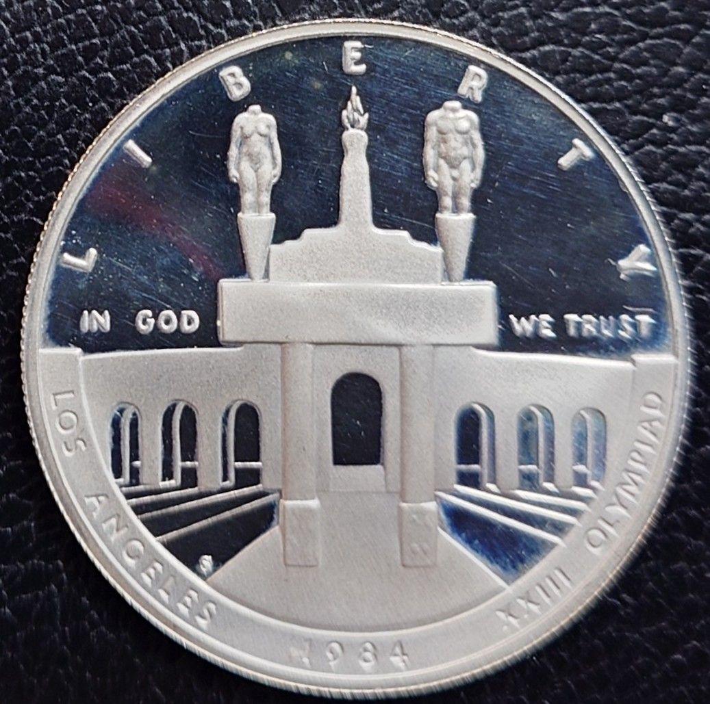 1984年 アメリカ銀貨 ロサンゼルスオリンピック記念銀貨 silver900