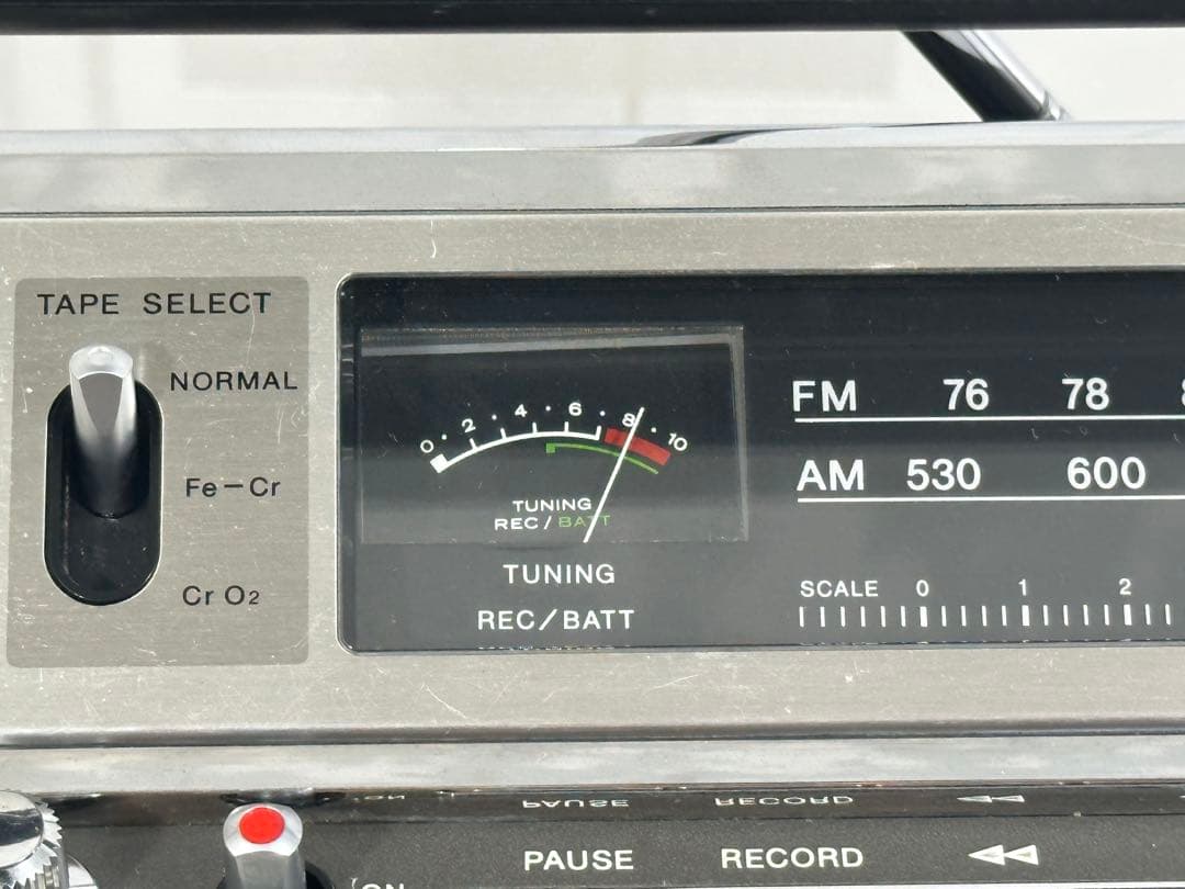 動作品 ソニー SONY CF-3800 最高級ステレオラジカセ 昭和名機ラジオ