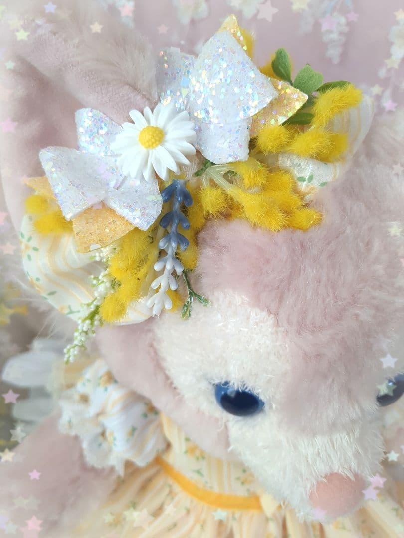 【ミモザ色の春風ドレス】