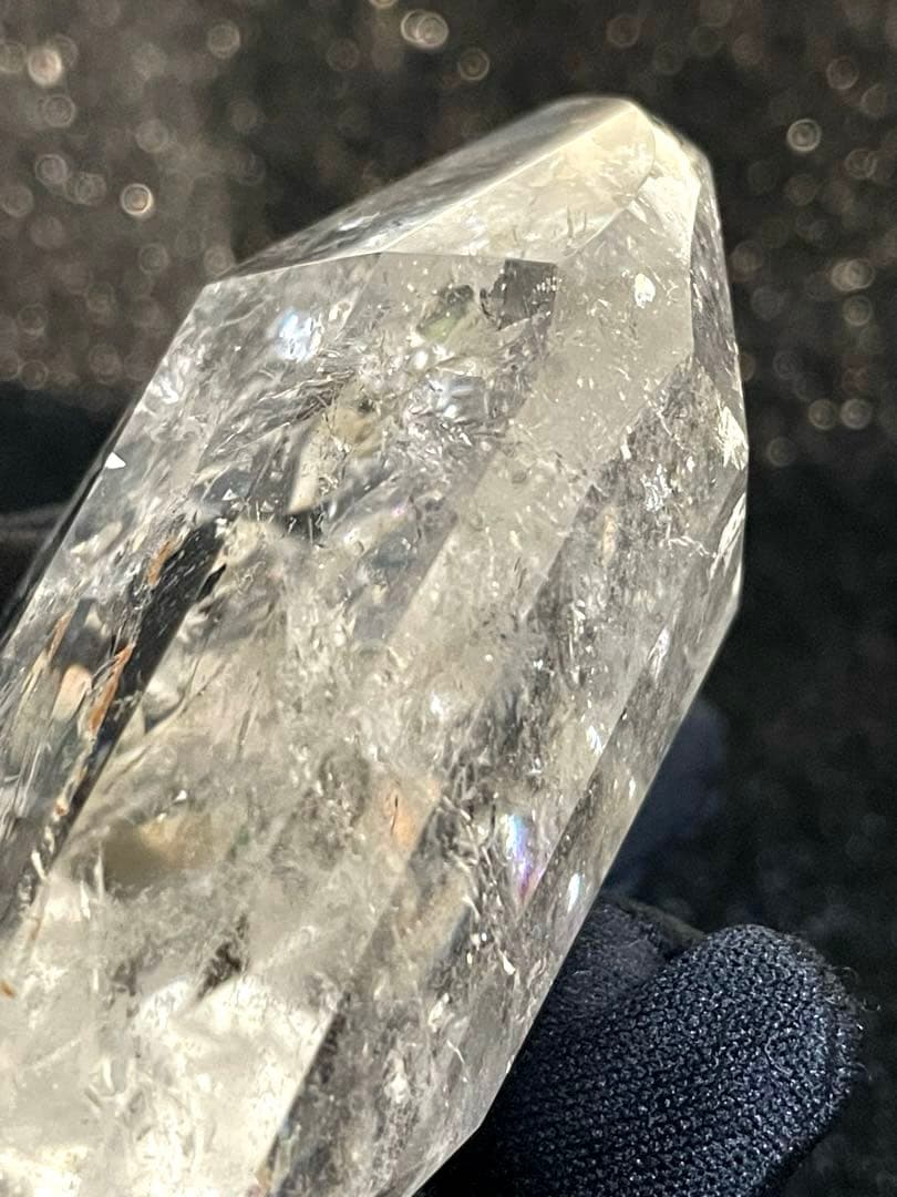 水晶♡ハート型(置物)珍しい綺麗なカットタイプ