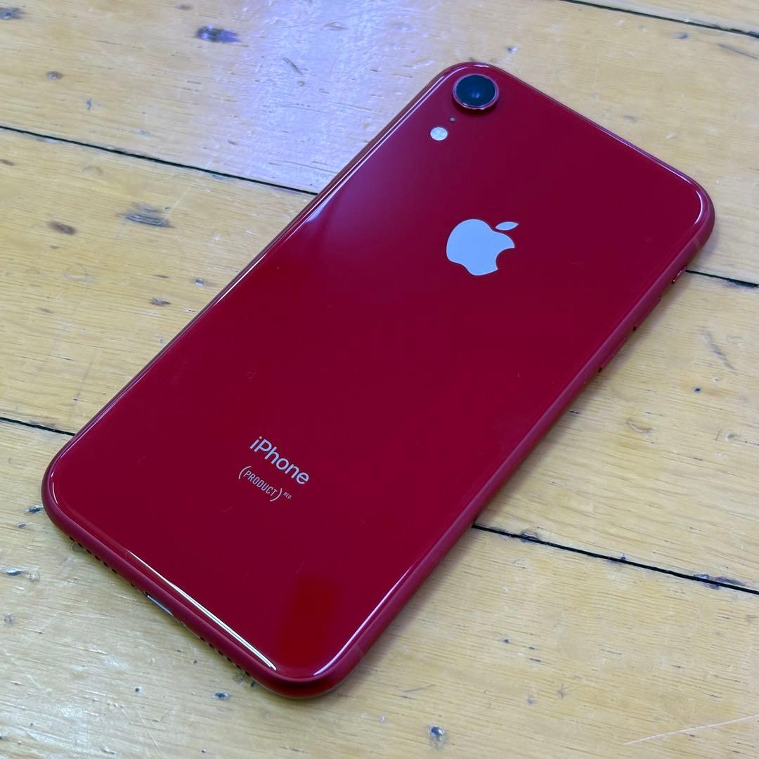 比較的美品 iPhone XR レッド 64GB SIMフリー